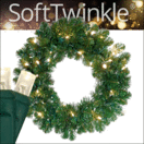 Oregon Fir SoftTwinkle&reg Prelit Commercial LED Holiday Wreath, Warm White Lights