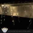 70 5mm Warm White SoftTwinkle LED Icicle Lights