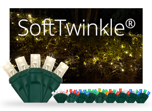SoftTwinkle LED Net Lights