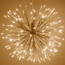 White Starburst Lighted Branches with Warm White LED Twinkle Lights, 1 pc
