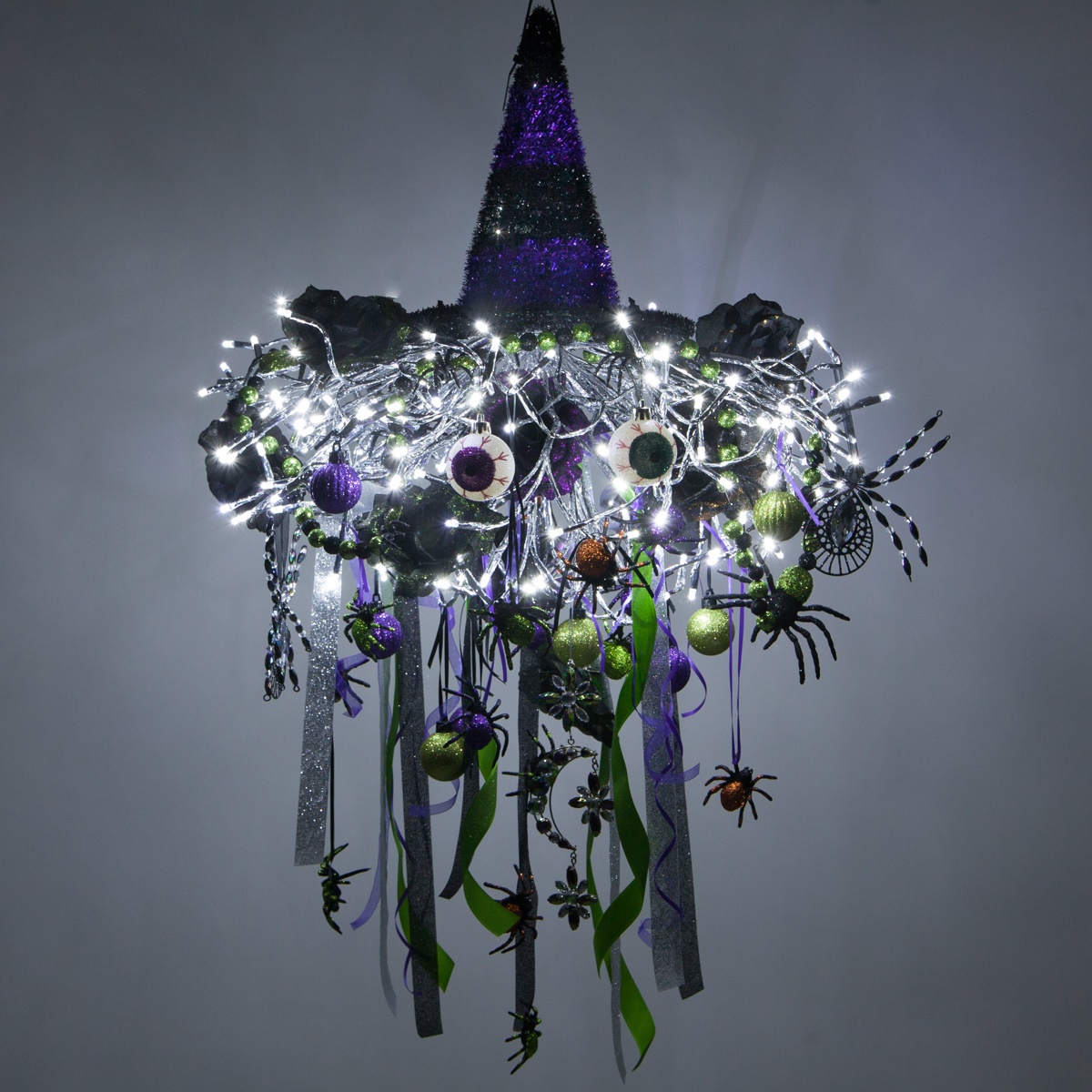 Witch Themed DIY Halloween Chandelier