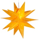 Aurora Superstar<sup>TM</sup> LED Fold-Flat Yellow Moravian Star Light, Outdoor Rated 