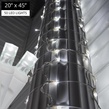 StretchNet Pro&reg 20" x 45" Column Wrap Lights, 5mm LED, 50 Cool White Lights, White Wire