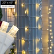 StretchNet Pro&reg 20" x 45" Column Wrap Lights, 5mm LED, 50 Warm White Lights, White Wire