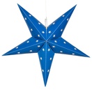 Aurora Superstar<sup>TM</sup> LED Fold-Flat Blue 5 Point Star Light, Outdoor Rated 