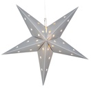 Aurora Superstar<sup>TM</sup> LED Fold-Flat Silver 5 Point Star Light, Outdoor Rated 