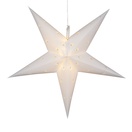 Aurora Superstar<sup>TM</sup> LED Fold-Flat White 5 Point Star Light, Outdoor Rated 