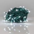 50 Cool White Outdoor LED Christmas Tree Lights, Mini 5MM, 6" Spacing