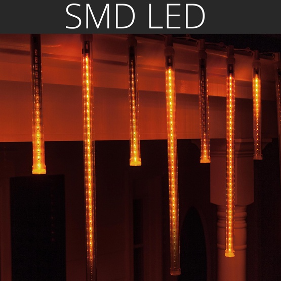 36" T8 120V Amber Grand Cascade SMD LED Light Tubes, E17 Base