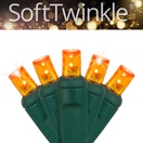  5mm Amber SoftTwinkle&reg LED Christmas Lights