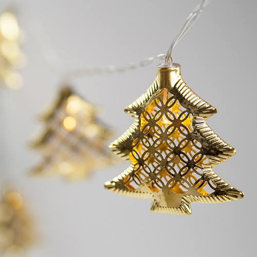 Decorative Metal Christmas Tree Lights