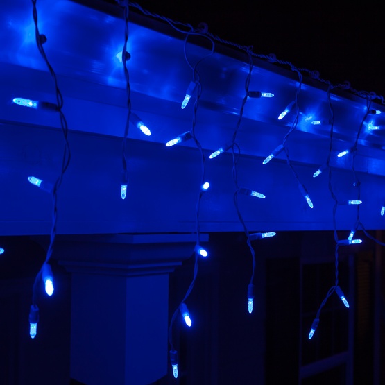 70 M5 Blue LED Icicle Lights