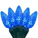  C6 Blue LED String Lights