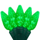  C6 Green LED String Lights