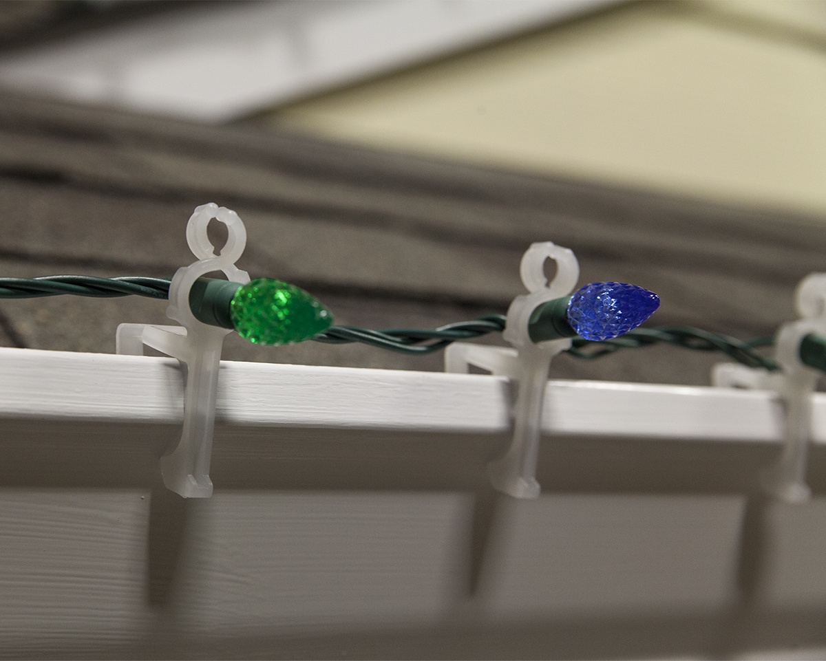 all in one light clip hanging led mini lights on gutters