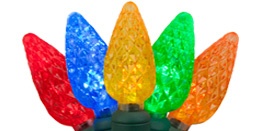 C6 Multicolor LED Christmas Lights