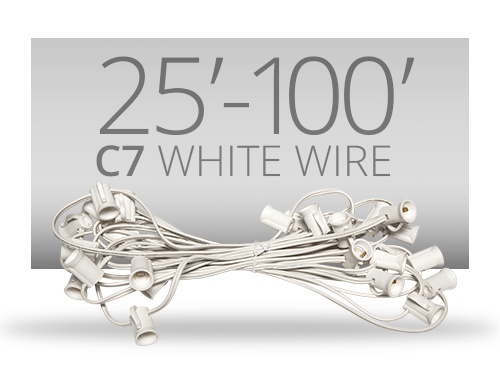 White C7 Light Stringers