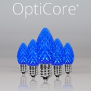C7 Blue OptiCore&reg LED Christmas Light Bulbs
