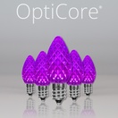 C7 Purple OptiCore&reg LED Christmas Light Bulbs