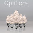 C7 Warm White OptiCore LED Christmas Light Bulbs, Box of 25