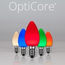 C7 Multicolor Smooth OptiCore&reg LED Christmas Light Bulbs