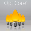 C7 Gold Smooth OptiCore&reg LED Christmas Light Bulbs