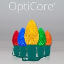 C7 Multicolor OptiCore&reg Commercial LED Christmas String Lights