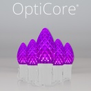 C7 Purple OptiCore&reg Commercial LED Christmas String Lights