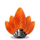 Kringle Traditions&reg C7 Amber / Orange LED Christmas Light Bulbs