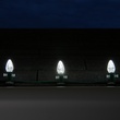 C7 Cool White OptiCore LED Christmas Light Bulbs, Box of 25