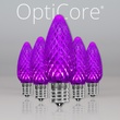 C9 Purple OptiCore LED Christmas Light Bulbs