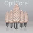 C9 Warm White OptiCore LED Christmas Light Bulbs, Box of 25