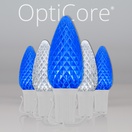 C9 Blue / Cool White OptiCore&reg Commercial LED Christmas String Lights