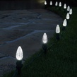 C9 Cool White OptiCore LED Christmas Light Bulbs, Box of 25