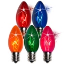 C9 Twinkle Multicolor Christmas Light Bulbs