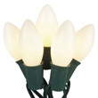25 C9 White Christmas Lights