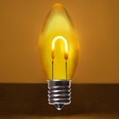 C9 Gold Shatterproof FlexFilament&reg LED Vintage Christmas Light Bulbs