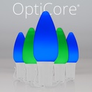 C9 Blue / Green Smooth OptiCore&reg Commercial LED Christmas String Lights