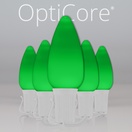 C9 Green Smooth OptiCore&reg Commercial LED Christmas String Lights