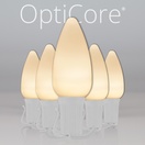 C9 Warm White Smooth OptiCore&reg Commercial LED Christmas String Lights