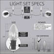 25 C9 Twinkle Clear Christmas Lights