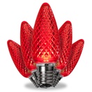Kringle Traditions&reg C9 Red LED Christmas Light Bulbs