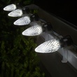 C9 Cool White OptiCore LED Christmas Light Bulbs, Box of 25