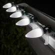 C9 Cool White Smooth OptiCore LED Christmas Light Bulbs