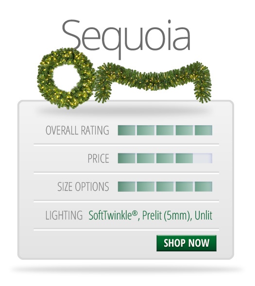 Sequoia Christmas Wreaths & Garland