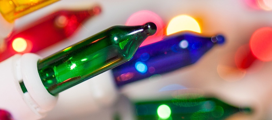 Colorful Incandescent Mini Christmas Lights