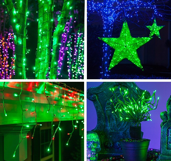 Decorating with Green Lights