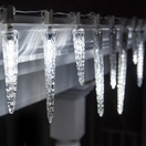 C7 Falling Icicle Cool White LED Christmas Light Bulbs
