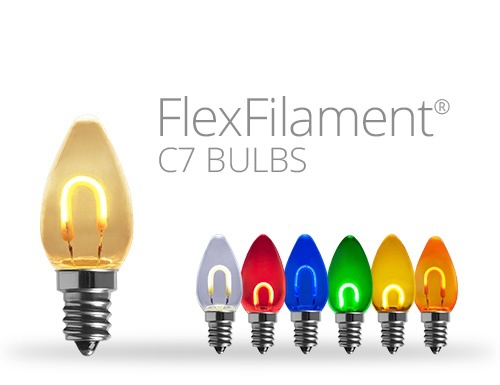 Shop FlexFilament C7 Transparent Bulbs