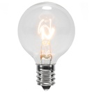 G40 Transparent Clear, 7 Watt Replacement Bulbs